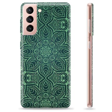 Samsung Galaxy S21 5G TPU Case - Green Mandala