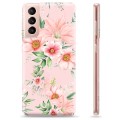Samsung Galaxy S21 5G TPU Case - Watercolor Flowers