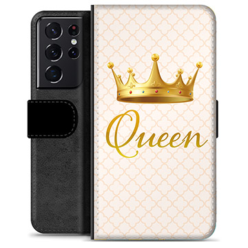 Samsung Galaxy S21 Ultra 5G Premium Wallet Case - Queen