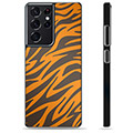 Samsung Galaxy S21 Ultra 5G Protective Cover - Tiger