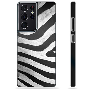 Samsung Galaxy S21 Ultra 5G Protective Cover - Zebra
