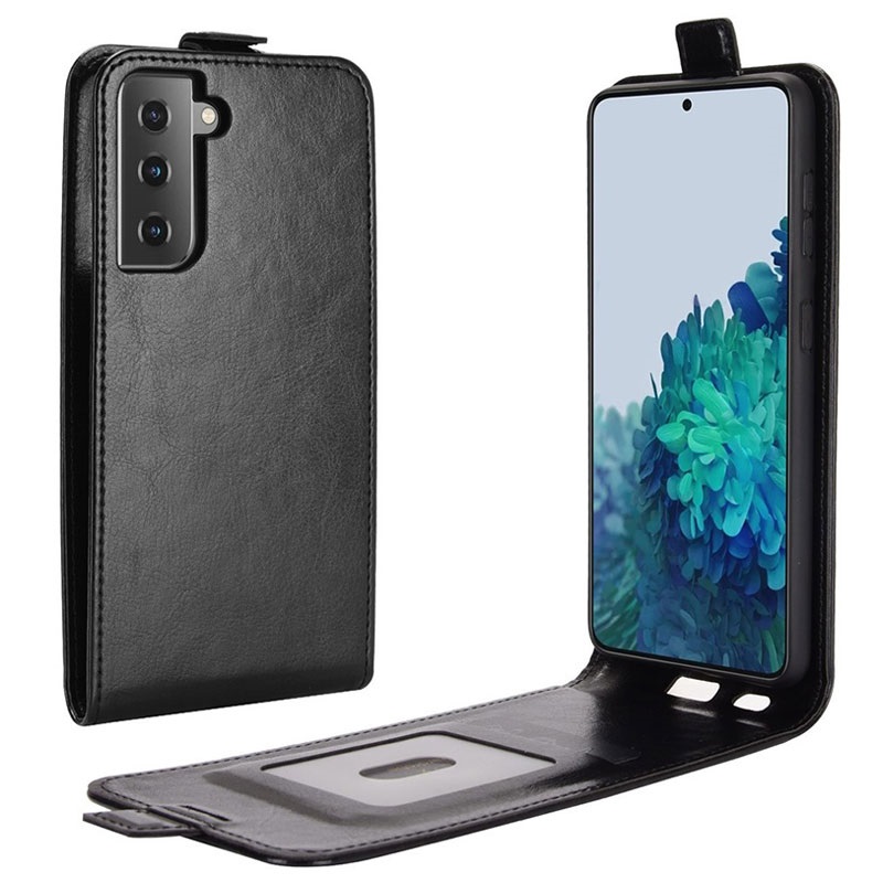 Samsung Galaxy S21 5G Vertical Flip Case with Card Slot