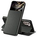 Samsung Galaxy S22 5G Front Smart View Flip Case - Black