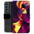 Samsung Galaxy S22+ 5G Premium Wallet Case - Cubist Portrait