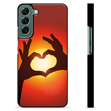 Samsung Galaxy S22+ 5G Protective Cover - Heart Silhouette