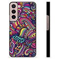 Samsung Galaxy S22 5G Protective Cover - Abstract Flowers