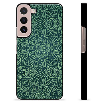 Samsung Galaxy S22 5G Protective Cover - Green Mandala