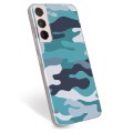 Samsung Galaxy S22 5G TPU Case - Blue Camouflage