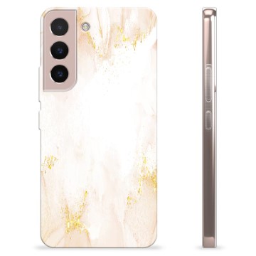 Samsung Galaxy S22 5G TPU Case - Golden Pearl Marble