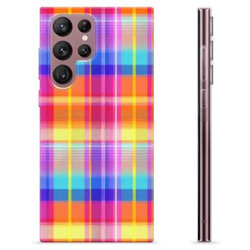 Samsung Galaxy S22 Ultra 5G TPU Case - Flanel Shirt