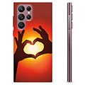 Samsung Galaxy S22 Ultra 5G TPU Case - Heart Silhouette