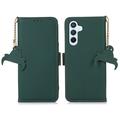 Samsung Galaxy S23 FE Wallet Leather Case with RFID - Green