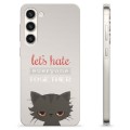 Samsung Galaxy S23+ 5G TPU Case - Angry Cat