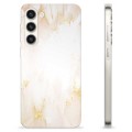 Samsung Galaxy S23+ 5G TPU Case - Golden Pearl Marble