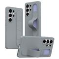 Samsung Galaxy S23 Ultra Smart Hybrid Case with Standing Grip - Dark Grey