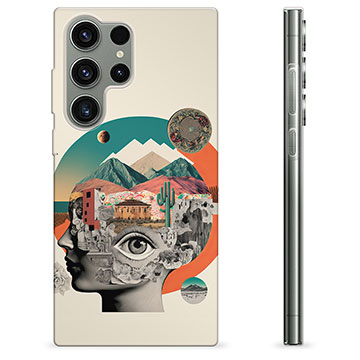 Samsung Galaxy S23 Ultra 5G TPU Case - Abstract Collage