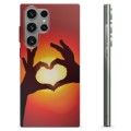 Samsung Galaxy S23 Ultra 5G TPU Case - Heart Silhouette