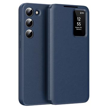 Samsung Galaxy S23+ Smart Clear View Flip Case with Card Slot