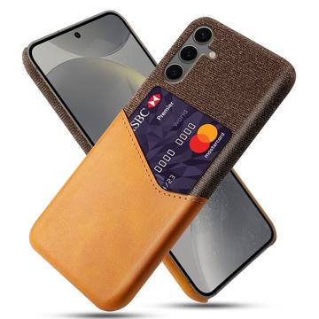 Samsung Galaxy S24 FE KSQ Case with Card Pocket - Orange