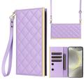 Samsung Galaxy S24 Luxury Quilted Wallet Case