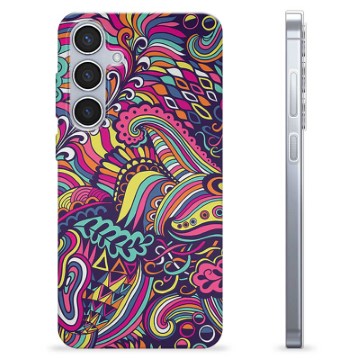 Samsung Galaxy S24+ TPU Case - Abstract Flowers