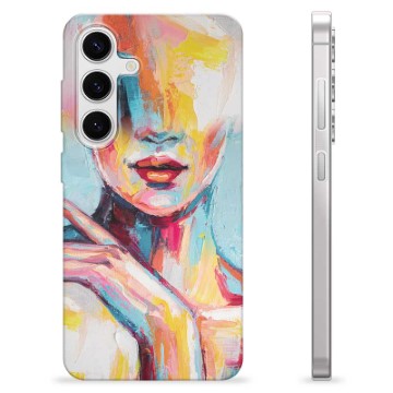 Samsung Galaxy S24 TPU Case - Abstract Portrait