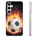Samsung Galaxy S24 TPU Case - Football Flame