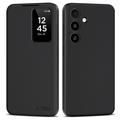 Samsung Galaxy S24 Tech-Protect Smart Clear View Flip Case with Card Slot - Black