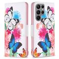 Samsung Galaxy S24 Ultra Wonder Series Wallet Case - Butterflies