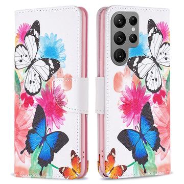 Samsung Galaxy S24 Ultra Wonder Series Wallet Case - Butterflies