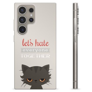 Samsung Galaxy S24 Ultra TPU Case - Angry Cat