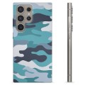 Samsung Galaxy S24 Ultra TPU Case - Blue Camouflage