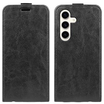 Samsung Galaxy S24+ Vertical Flip Case with Card Slot