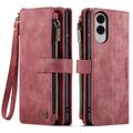 Samsung Galaxy S25 Edge Caseme C30 Multifunctional Wallet Case - Red