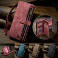 Samsung Galaxy S25 Edge Caseme C30 Multifunctional Wallet Case - Red