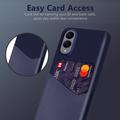 Samsung Galaxy S25 Edge KSQ Case with Card Pocket - Blue