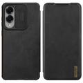 Samsung Galaxy S25 Edge Nillkin Qin Pro Flip Case - Black