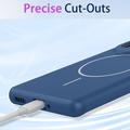Samsung Galaxy S25 Edge Silicone Case - MagSafe Compatible - Black