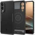 Samsung Galaxy S25 Edge Spigen Core Armor Mag MagSafe TPU Case - Black