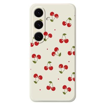 Samsung Galaxy S25 FE Cherry Pattern TPU Case