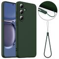 Samsung Galaxy S25 Liquid Silicone Case - MagSafe Compatible - Dark Green