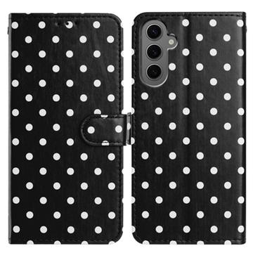 Samsung Galaxy S25 Polka Dot Pattern Wallet Case