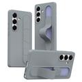 Samsung Galaxy S25/S24 Smart Hybrid Case with Standing Grip - Dark Grey