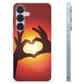 Samsung Galaxy S25 TPU Case - Heart Silhouette