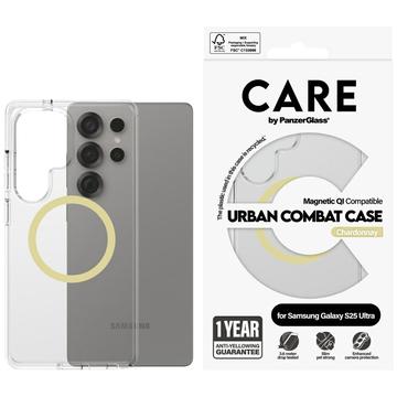 Samsung Galaxy S25 Ultra PanzerGlass Care Urban Combat Case - MagSafe Compatible - Chardonnay