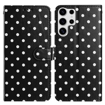 Samsung Galaxy S25 Ultra Polka Dot Pattern Wallet Case
