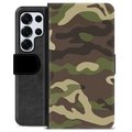 Samsung Galaxy S25 Ultra Premium Wallet Case - Camo