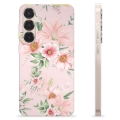 Samsung Galaxy S25+ TPU Case - Watercolor Flowers