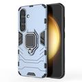Samsung Galaxy S25+ Hybrid Case with Ring Holder - Blue