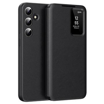 Samsung Galaxy S25+ Smart Clear View Flip Case with Card Slot